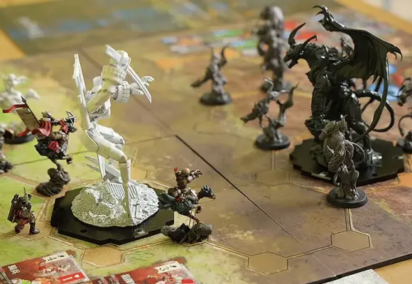 Dragon Gyas Board Game with Plastic Kit