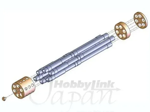 Gatling Gun Barrel M (6 Barrels)