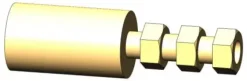 Interlocking Hexagonal Nut.M (3 x 8) 24pcs