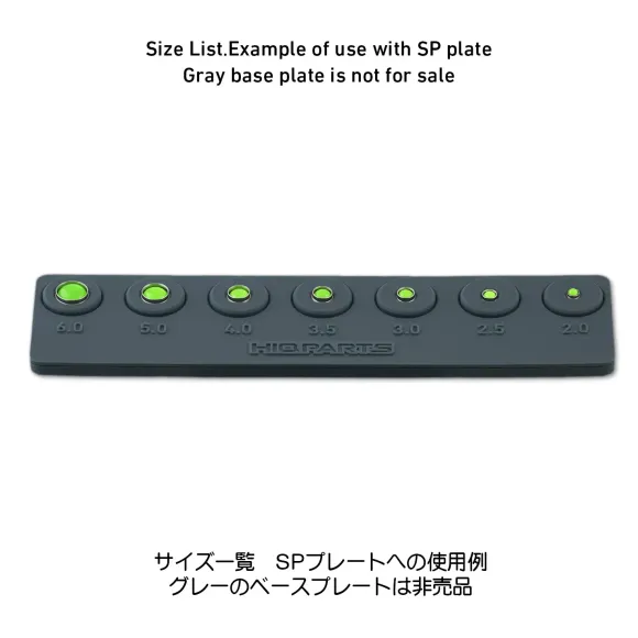 Lumidome 2 fluorescent green 2.5mm (10 pcs)