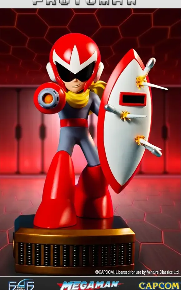 Megaman 3 (Rockman 3)/ Protoman (Blues) 13inch Statue
