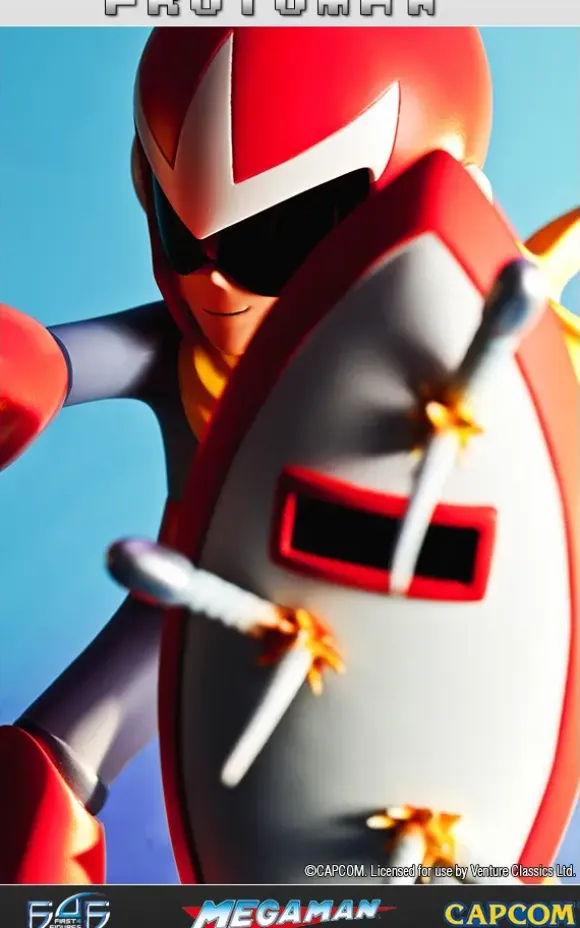 Megaman 3 (Rockman 3)/ Protoman (Blues) 13inch Statue