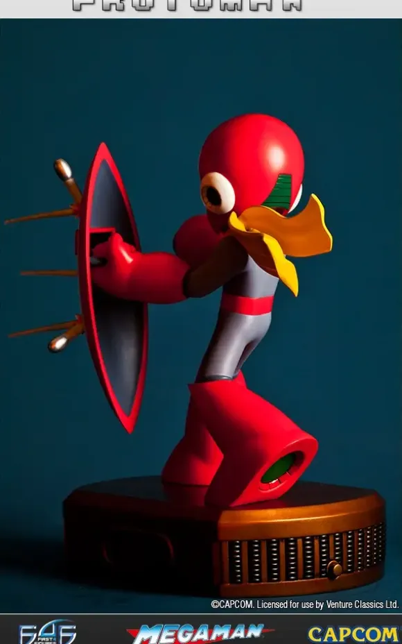 Megaman 3 (Rockman 3)/ Protoman (Blues) 13inch Statue