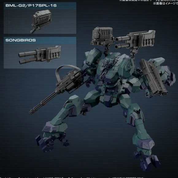 30MM Armored Core VI Fires of Rubicon Balam Industries BD-011 Melander Liger Tail