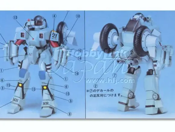 1/15 Ride Armor Mospeada Stick Type