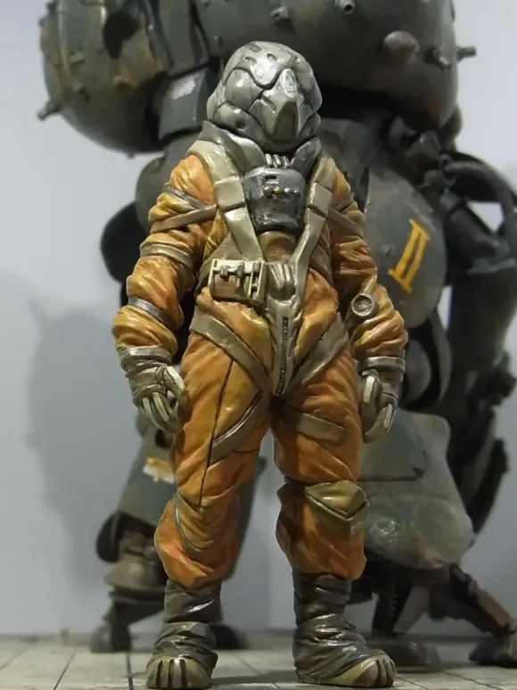 1/20 Robot Battle V MK44H "Whiteknight" Pilot Figure (Reissue)