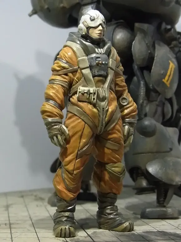 1/20 Robot Battle V MK44H "Whiteknight" Pilot Figure (Reissue)