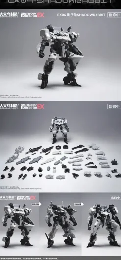 Shadow Troops EX Series EX03 Cyanmist & EX04 Shadowrabbit Plastic Model Kit