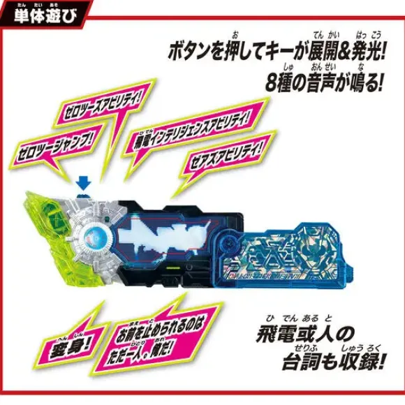 Super Best DX Zero Two Progress Key & Zero Two Driver Unit
